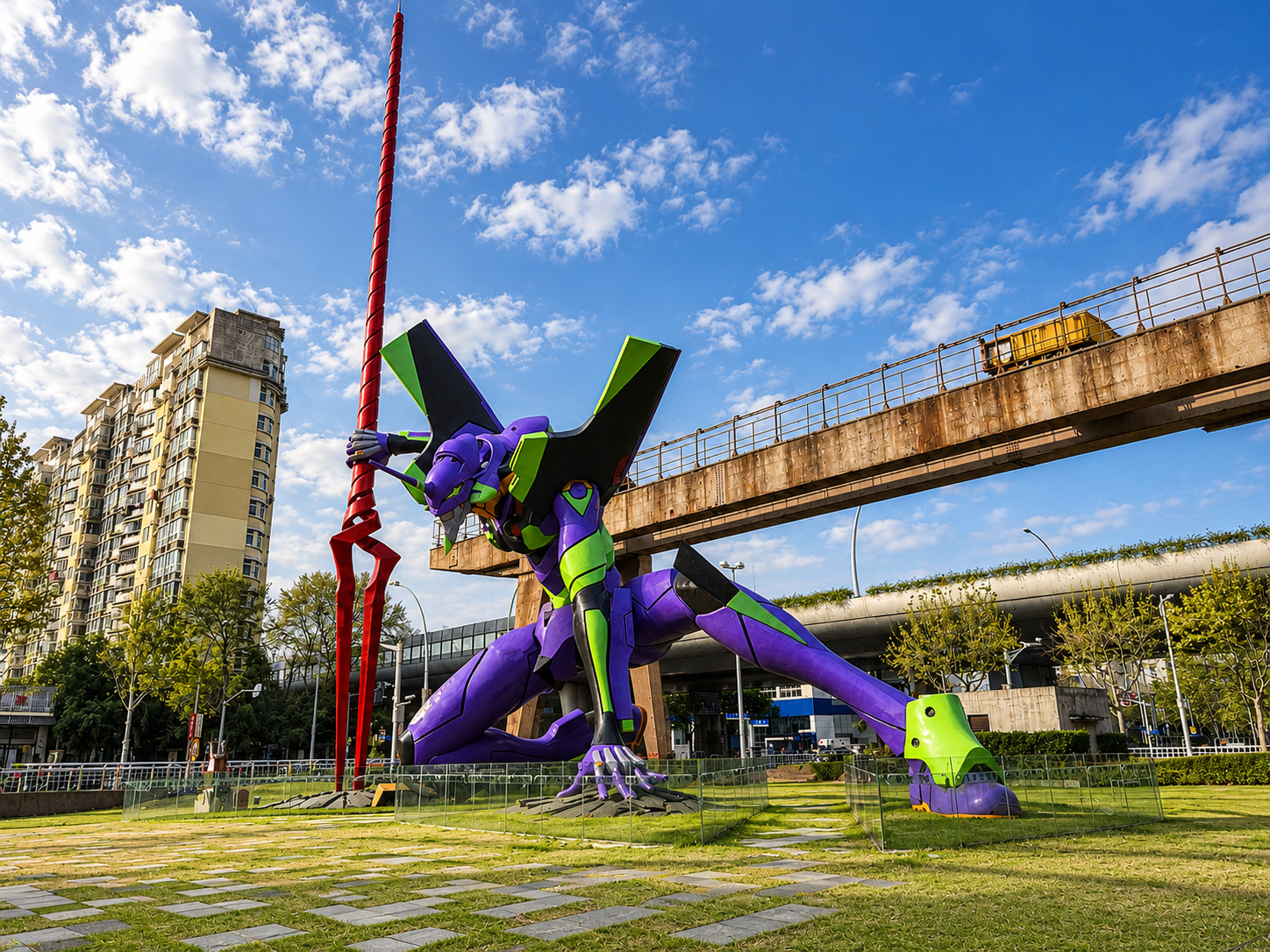 Giant Mecha Landmark Sculpture — cover